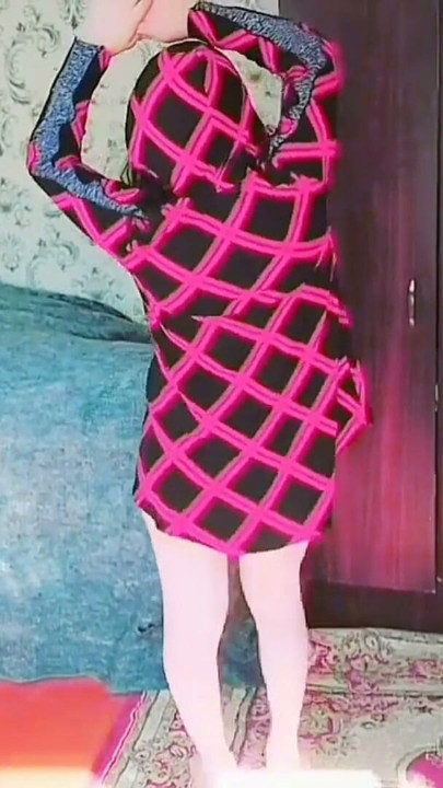 Sissy Slut Mini Leather Jacket and Mini Leather Skirt Crossdresser | Clip 1