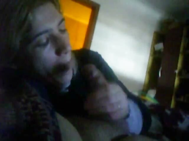 blonde wife sucks cock tenderly and catch a surprise cum in mouth