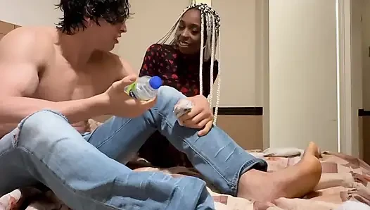 Interracial, Versauter Hotelsex