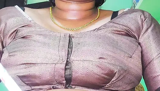 Возбужденная индийская бхабхи знакомится с новым соседом