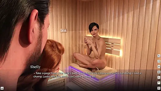 Batas moralitas - hari ke-6 pertama kali mencoba swingers dan kejutan hot di ruang sauna