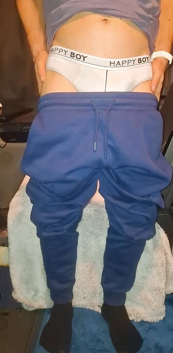 Jerking off on the chair