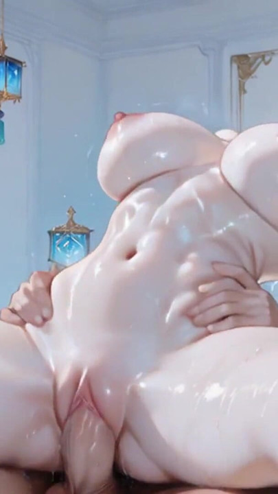 옐란 애널 질싸 - 거유 겐신 임팩트 AI 헨타이 | 클립 1