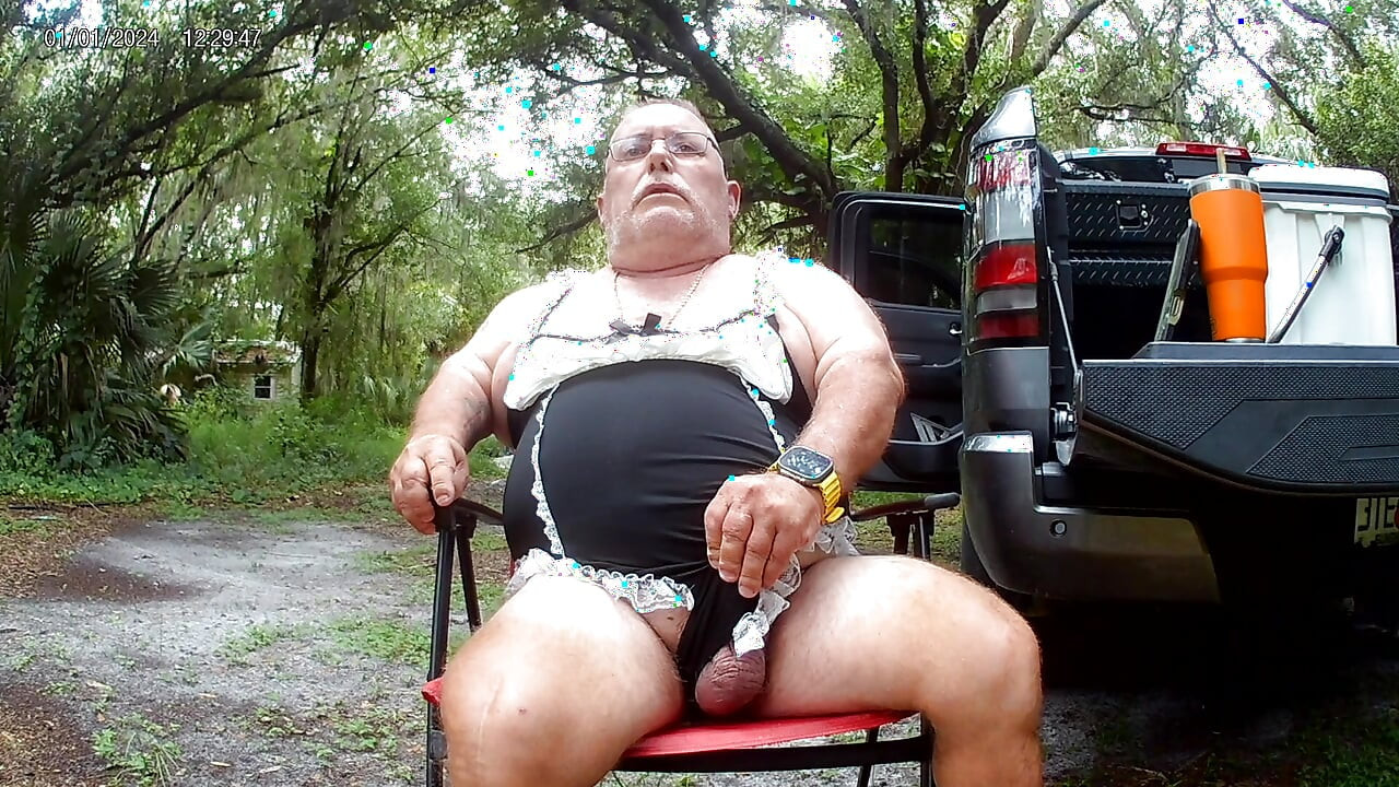 Mark Fletcher dressed up edging my cock, eating my cum