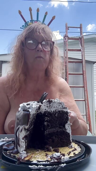 Big Titties and Birthday Cake Celebration