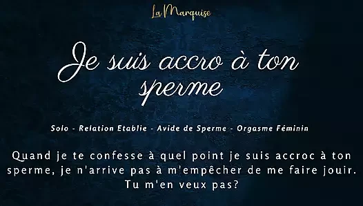 French Audio Porn RPG - I'm Addicted To Your Cum