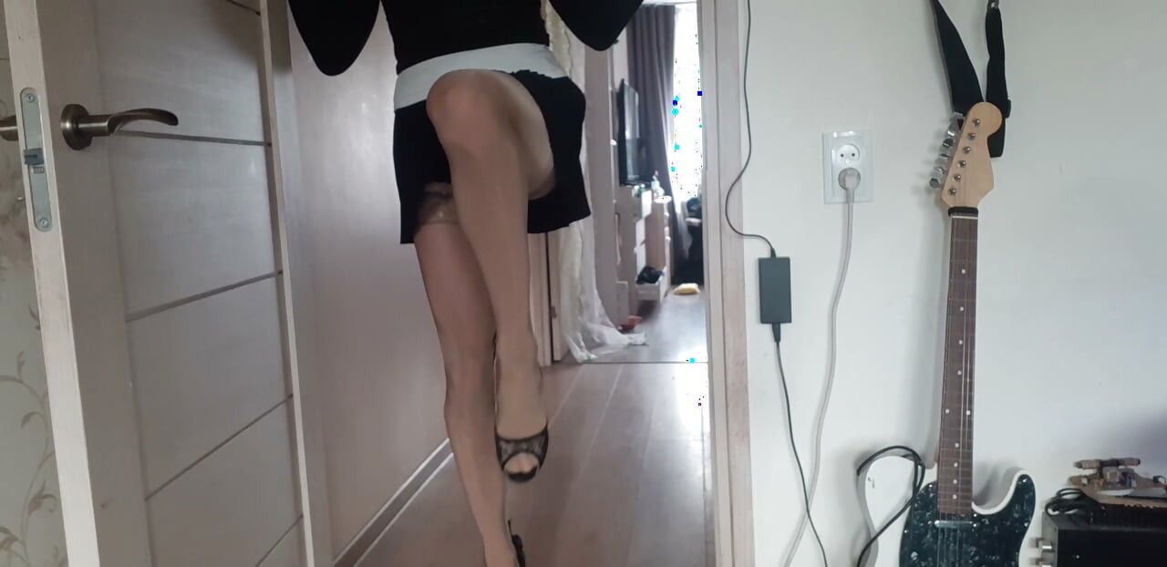 posing in my new shoes