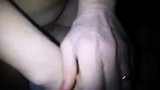 Mature Blonde Wife at Night