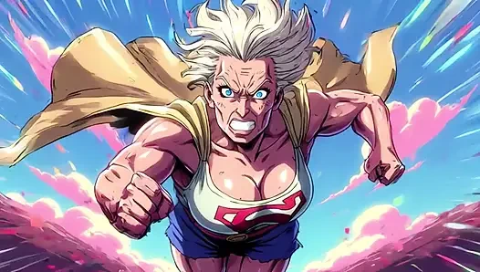 Ai seksi süper kahraman aksiyon klipleri