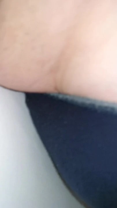 Playing with  blonde wife's mature saggy tits