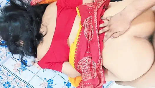 Istri India Yang Baru Nikah Ngentot Habis-habisan Pakai Kain Sari Dan Dicrot Di Dalam