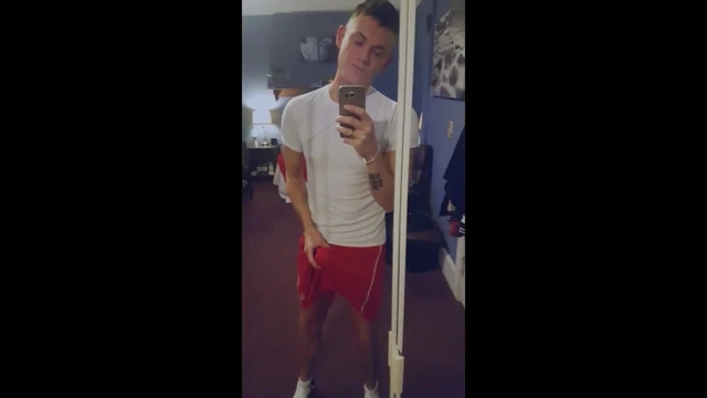 gorgeous twink with a huge bulge
