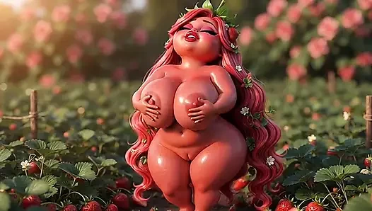 "Stroberi yang manis tapi pelacur yang manis - berbicara kotor dan menggerakkan pantatnya 🍓"