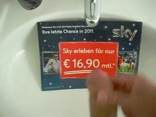 Sky-Werbung