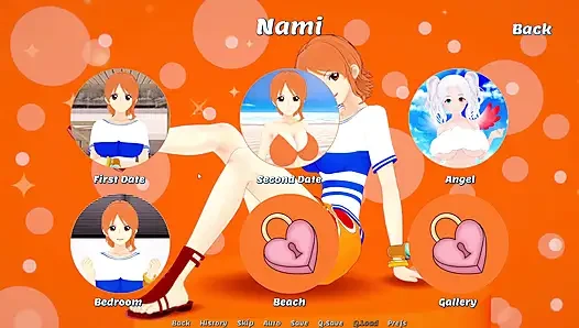 Fantasy Date - Fantasy Date - Undressing the Beautiful Nami from One Piece
