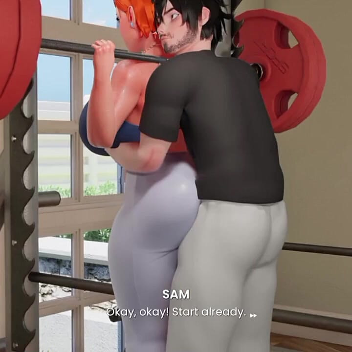Gwen From Benten Is Fucked During Workout. She Saws My Hard Dick and Fucks
