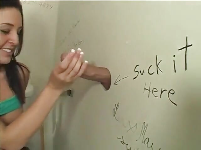 Sexy Babe Gets Her Mouth Filled with Jizz After Gloryhole BJ Action