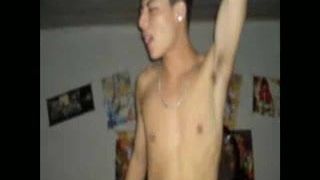 China boys fuck & suck at night in bed