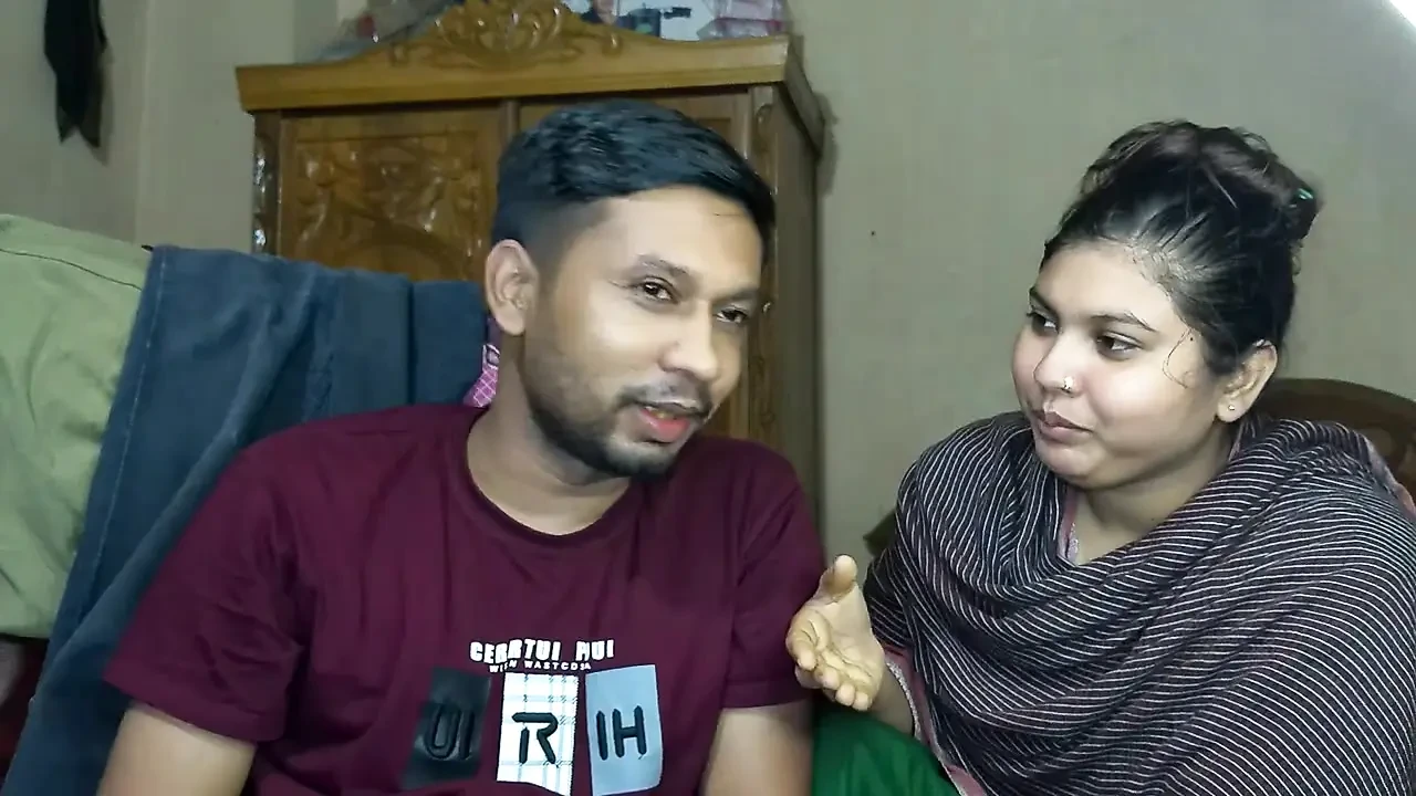 Marido esposa estado de video romántico recién casado