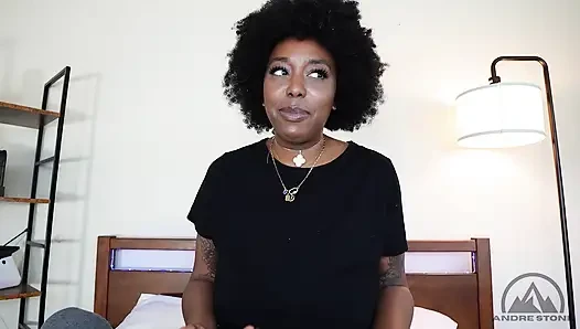 Thick Black Stepsis Dutch Coco Will Give You the Sloppy BJ Your Girlfriend Won't