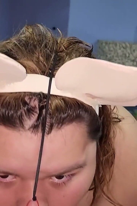 This Pig Is Humiliated with a Face Fuck by Her Owner