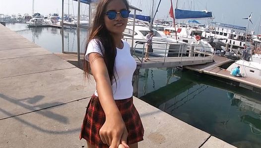 Adolescente amateur colegiala novia video porno con novio