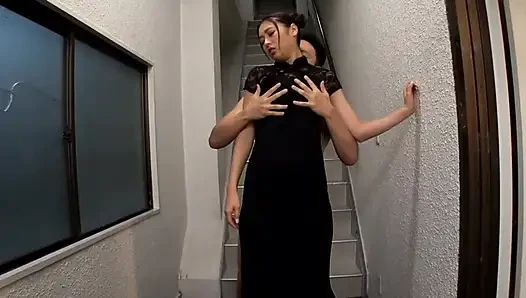Dominantride Beauty Teaches Her Partner From Above, Her Night Rising in Intense Rhythm