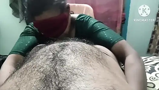 Coke soking gadis desi India panas