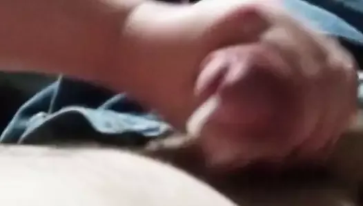Huge CUM LOAD after being jerked on first date - Pants open