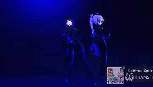 MMD R18 МИСТЕР УДАР YELAN GENSHIN HAKU ASS Kancolle Kantai косплей хочет жестко трахнуть Ai, 3D хентай