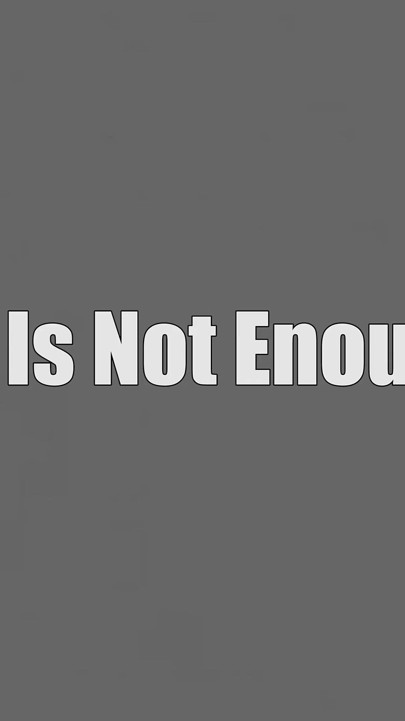 One Is Not Enough
