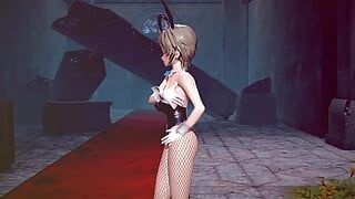 MMD R-18 Аниме-девушки сексуально танцуют, клип 196