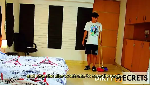 I CATCH MY STEPSON SNIFFING MY PANTIES AND MASTURBATING, AND I DECIDE TO FUCK HIM.