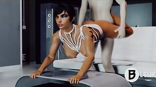 Pharah wird beim Überwachen von Pharaos Porno gestopft