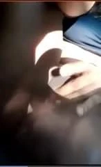 masturbating in car