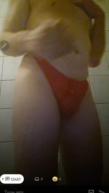 Very sexySissy femboy showing ass in thong