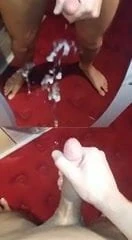 Cum on Mirror