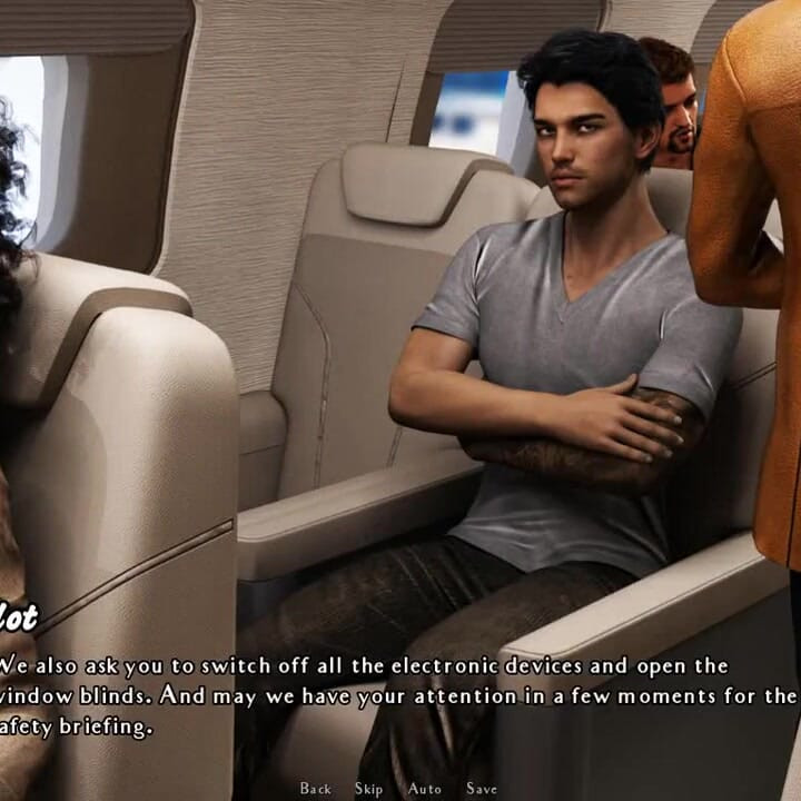 Eu și o fată sexy într-un avion-Ep1