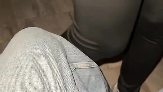 with my best friend's girlfriend sneakily at the party we almost got caught