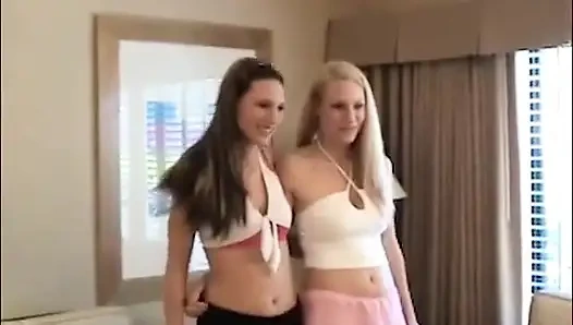 Mandi und kristina - Fotoshooting - hinter den kulissen