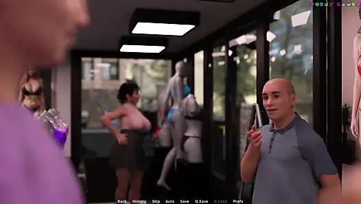 Жена эксгибиционистка От Wihte Foam - мачеха дает помощнику руку 3