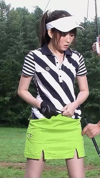 Iconic moment from "Little Japanese Teen seduce to Fuck by old Teacher at Golf Lesson"