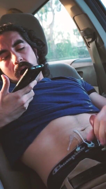 Jaw-dropping moment from "Almost CAUGHT Jerking OFF in the PARKING Lot ON my LUNCH BREAK while SEXTING a FAN in my CAR (FUCK)"