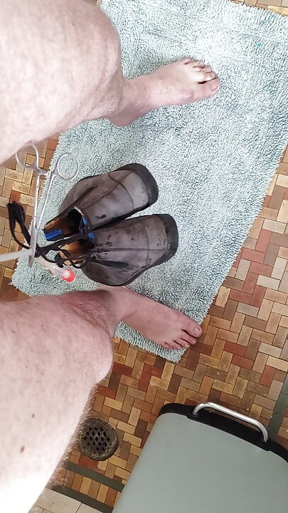 Weighted my catheter with swinging boots