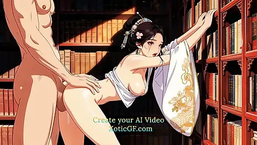 Abang tiri Jepang ayase pertama kali dicrot di muka dan memeknya (ai generated) anime bokep hentai