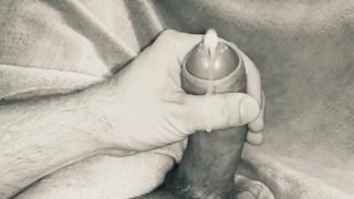 Jerking off my cock for girls