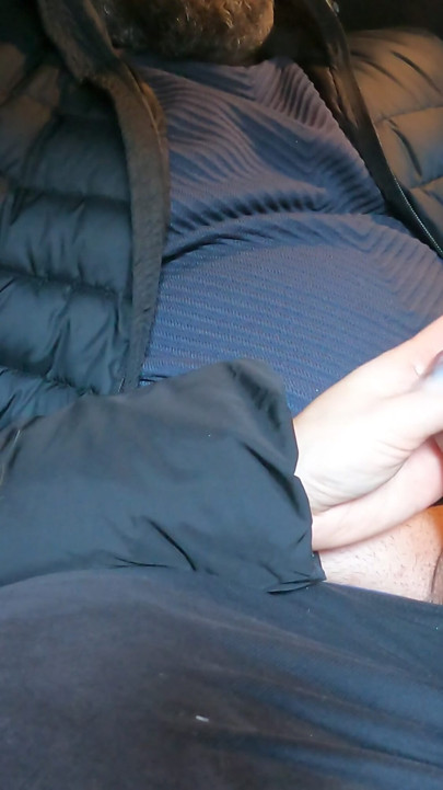 I asked the neighbor's wife to Jerk Me Off. It was a great Public Handjob in my Car | Clip 1