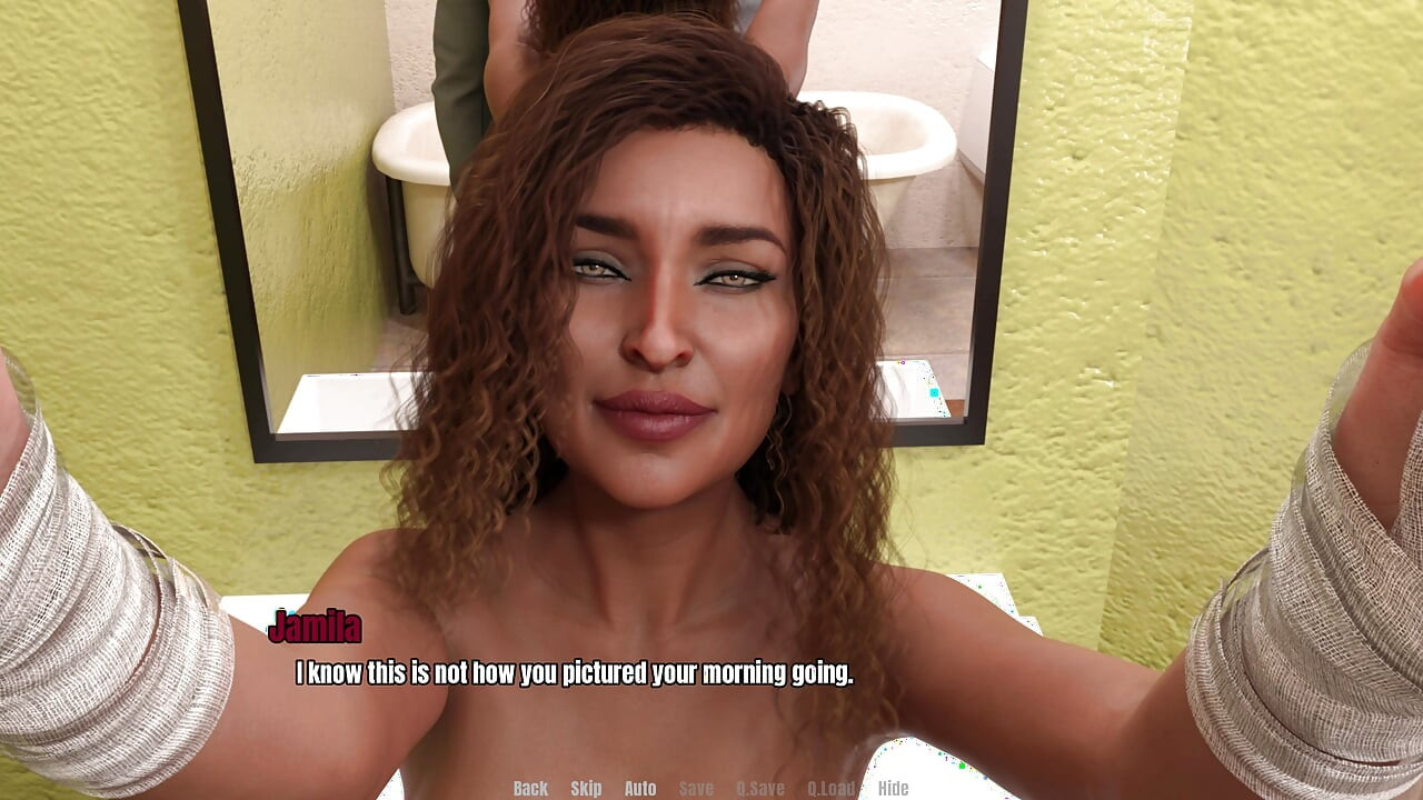 Grandma's House 32 - Thomas Milks Jamila's Big Boobs in Washroom