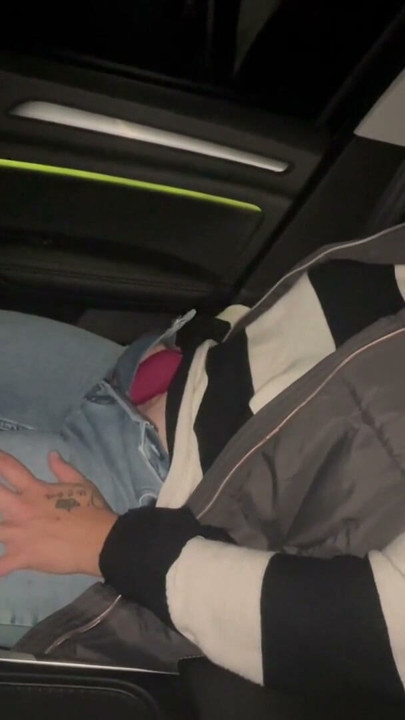 masturbation outdor in the car satisfyer clitoris spinning fingers moaning twitching trembling multiple orgasms | Clip 2