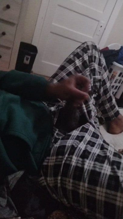 Pajama Porn - Beating It Through The Peep Hole